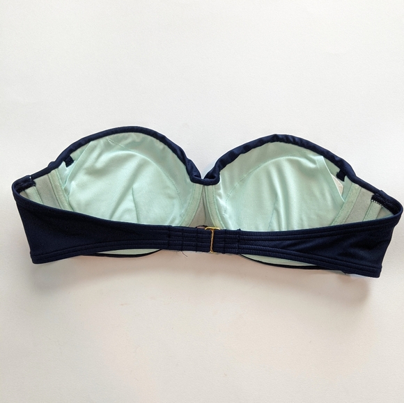 Victoria's Secret twisted bandeau navy size 34B - Picture 2 of 6